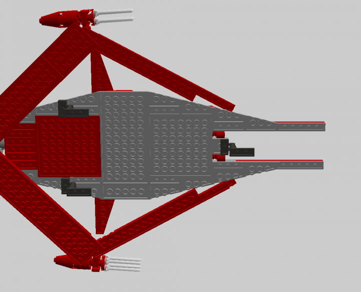 LEGO MOC - In a galaxy far, far away... - Ship 'Rozgus'
