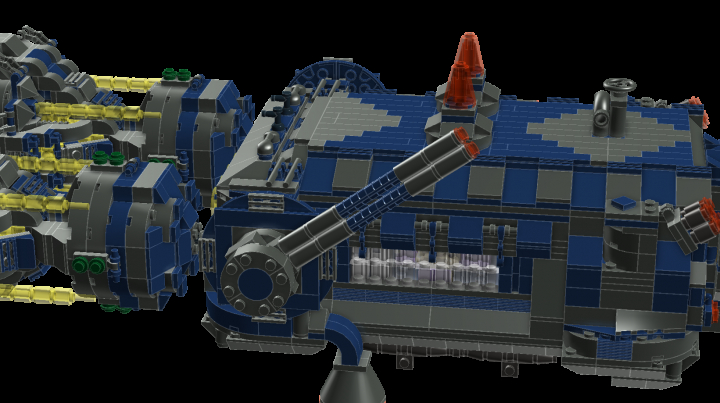 LEGO MOC - In a galaxy far, far away... - General's warship 'Eagle-owl'