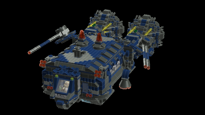 LEGO MOC - In a galaxy far, far away... - General's warship 'Eagle-owl'