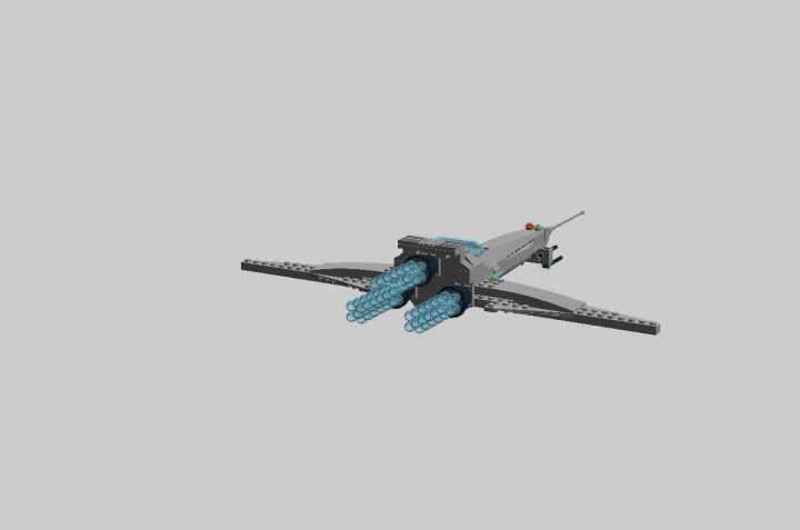 LEGO MOC - In a galaxy far, far away... - 'Hooper' space ship