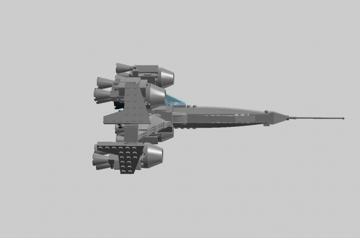 LEGO MOC - In a galaxy far, far away... - 'Hooper' space ship