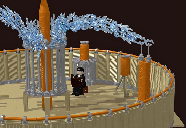 LEGO MOC - Because we can! - Nikola Tesla. Colorado Springs experiments: Почти как на оригинальной фотографии. :) Жаль, что обработать можно было только одно фото. Без специальной подсветки молнии выглядят, как вода.<br />
Но ничего, опубликую после конкурса.