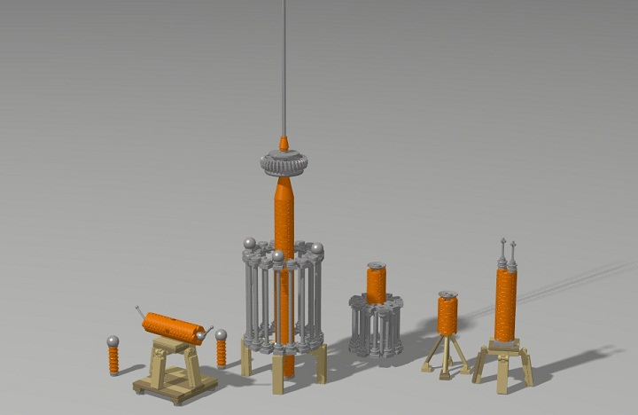 LEGO MOC - Because we can! - Nikola Tesla. Colorado Springs experiments