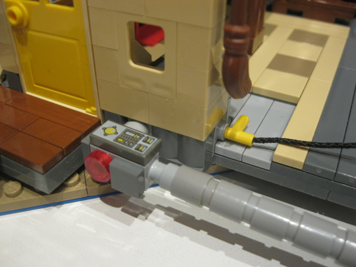 LEGO MOC - Because we can! - Switzerland of 'Clean' toilets: датчик регулирующий подачу горючего с огнём