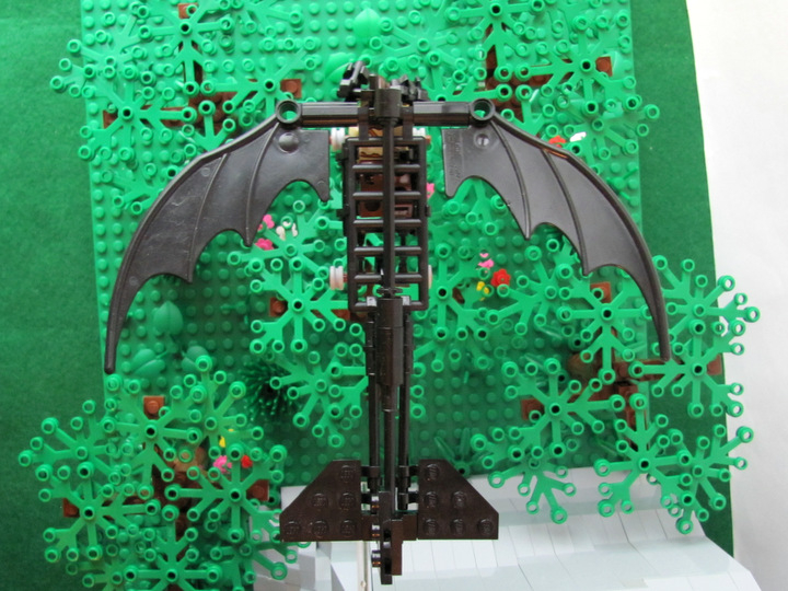 LEGO MOC - Because we can! - Leonardo da Vinci plane: Он летел над лесами...
