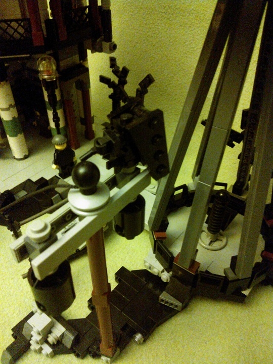 LEGO MOC - Because we can! - Transmission d'énergie sans fil: птица на столбе