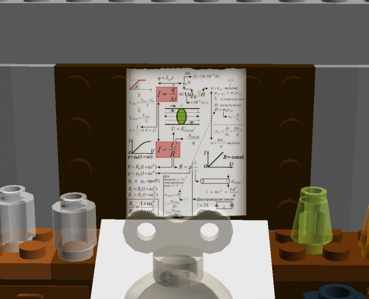 LEGO MOC - Because we can! - Mendeleev D.: Critical Point: Доска с разными начертаниями...