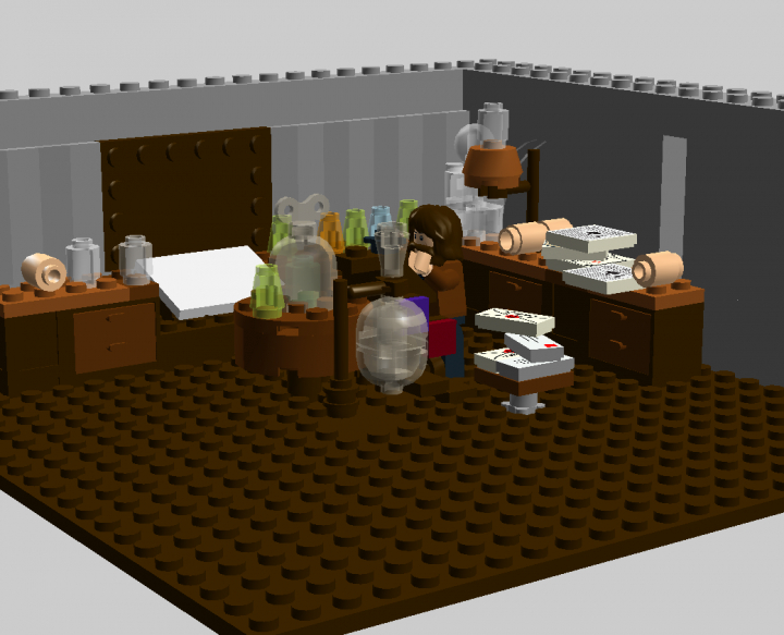 LEGO MOC - Because we can! - Mendeleev D.: Critical Point: Общий вид.