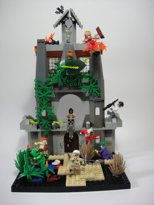 LEGO MOC - Heroes and villians - Arkham Asylium