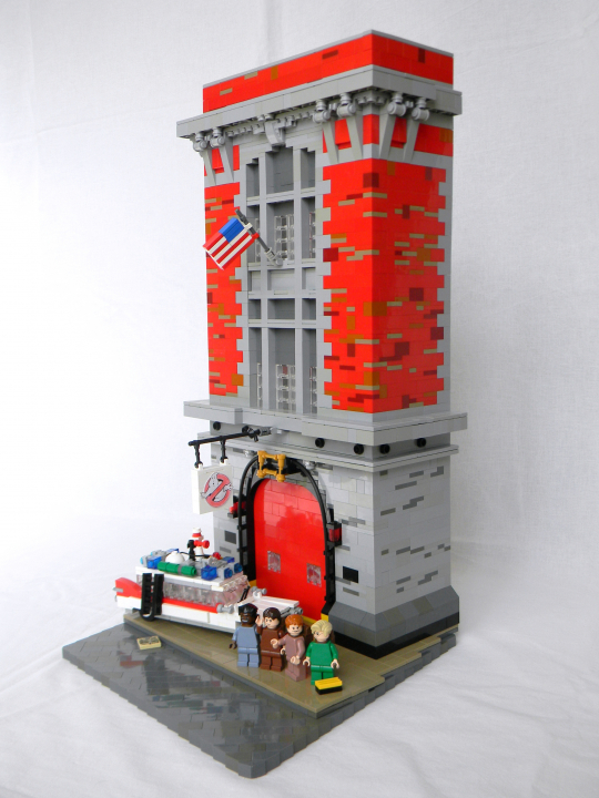 LEGO MOC - Heroes and villians - Ghostbuster's firehouse!: If there's something strange in your neighborhood<br><br />
<br />
Who you gonna call?<br><br />
<br />
GHOSTBUSTERS!<br><br />
<br />
If there's something weird and it don't look good<br><br />
<br />
Who you gonna call?<br><br />
<br />
GHOSTBUSTERS!
