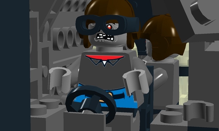 LEGO MOC - Steampunk Machine - Железная смерть: Экипаж из зомби. Мозгииии!