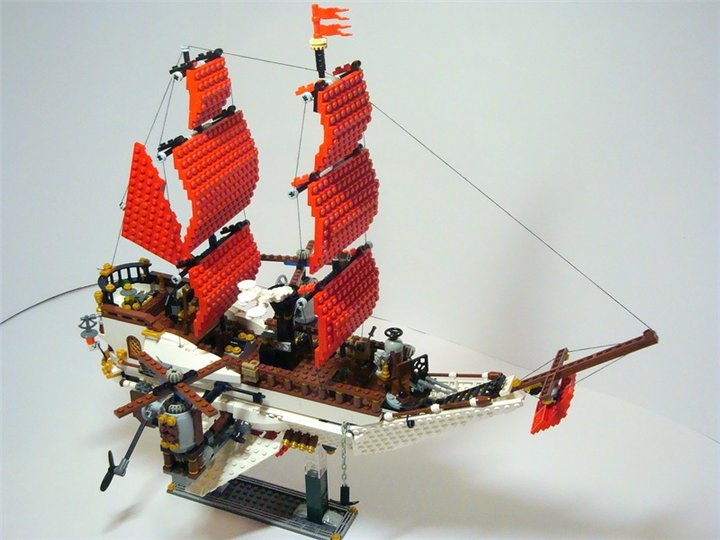 LEGO MOC - Steampunk Machine - Steampunk styled 'Scarlet Sails'