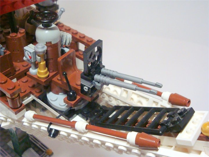 LEGO MOC - Steampunk Machine - Steampunk styled 'Scarlet Sails': Место стрелка