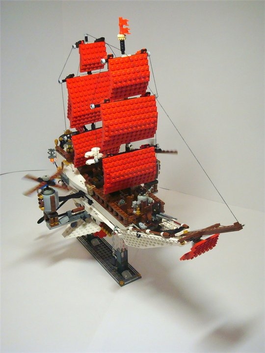 LEGO MOC - Steampunk Machine - Steampunk styled 'Scarlet Sails'