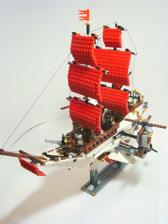 LEGO MOC - Steampunk Machine - Steampunk styled 'Scarlet Sails'