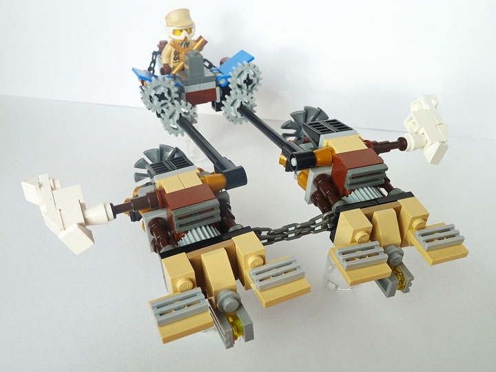 LEGO MOC - Steampunk Machine - Anakin's Pod Racer: Капсула (или кар/под, кому как больше нравиться) Энакина.