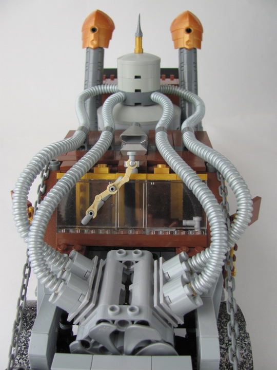 LEGO MOC - Steampunk Machine - Excalibur: <br><i>- System of steam-cylinders are FIRST TIME-made in one case!</i><br>