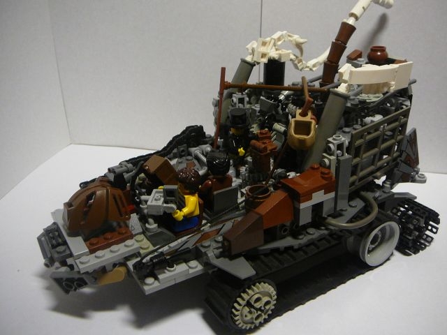 LEGO MOC - Steampunk Machine - Steampunk moving platform: 'Поехали!'-крикнул Коул заводя двигатель.<br />
------------------------<br />
На этом я с вами прощаюсь,до новых встреч!