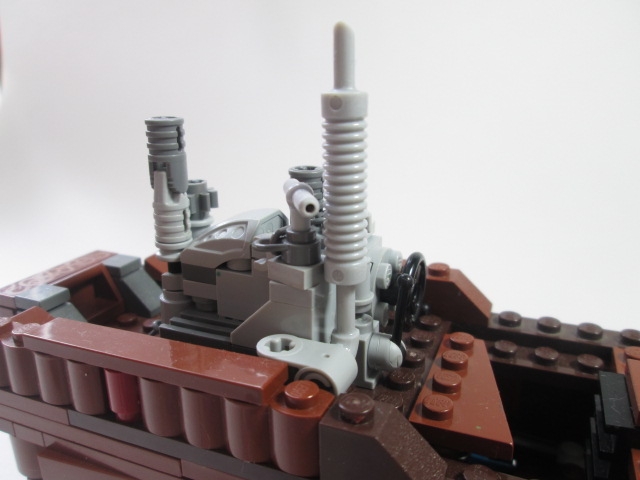 LEGO MOC - Steampunk Machine - Колесная машина: Ещё одна труба.