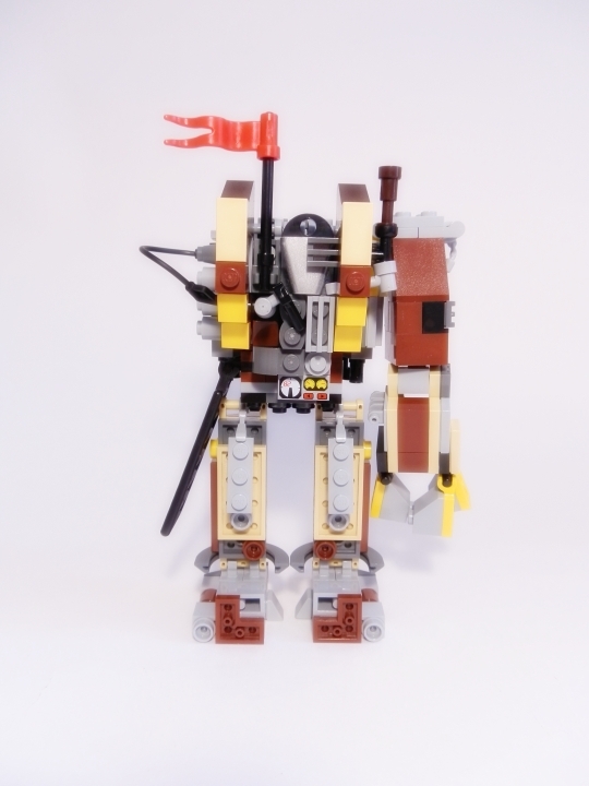 LEGO MOC - Steampunk Machine - Heavy Steam Helper 1: Какой-никакой, а преобразователь пара. Все датчики выведены в его нижнюю часть, дабы наблюдение за их показателями не составляло особых трудностей.