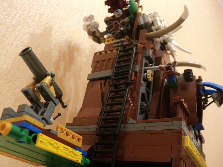 LEGO MOC - Steampunk Machine - Вездеход-сборщик алмазов