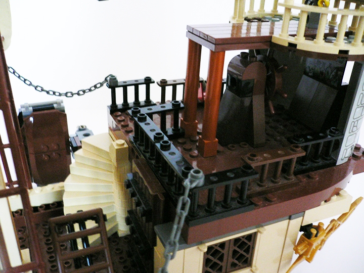 LEGO MOC - Steampunk Machine - Flying Steamship: Капитанский... Балкончик?<br />
