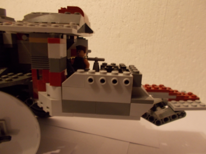 LEGO MOC - Steampunk Machine - 'Red Revenge' Steam Locomotive: тендр
