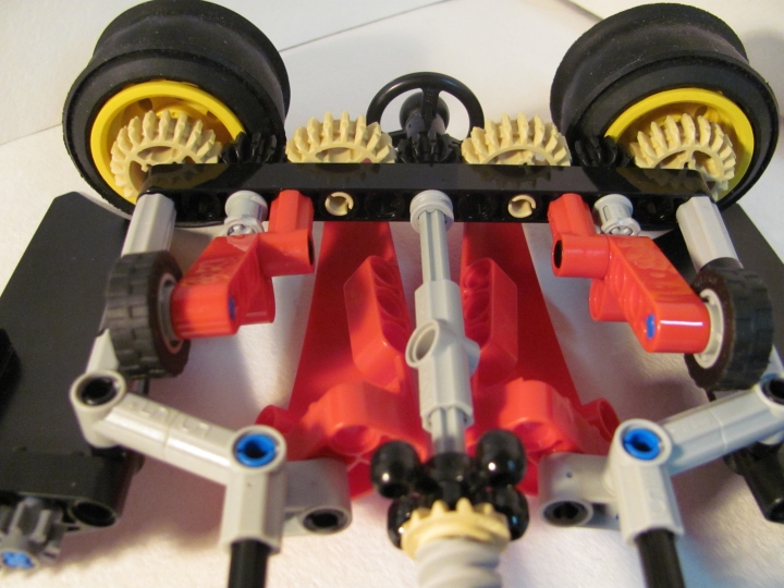 LEGO MOC - Steampunk Machine - Steampunk 'Persecutor': Передняя часть и переднее шасси.