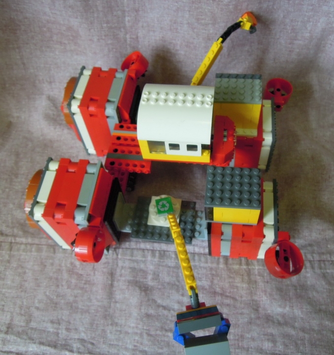 LEGO MOC - Mini-contest 'Zeppelin Battle' - Дирижабль-платформа для перевозки грузов