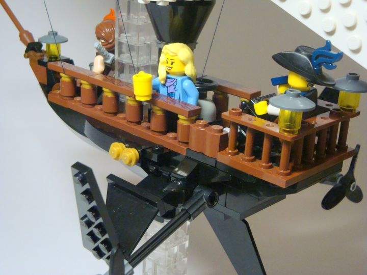 LEGO MOC - Mini-contest 'Zeppelin Battle' - Towards New Adventures