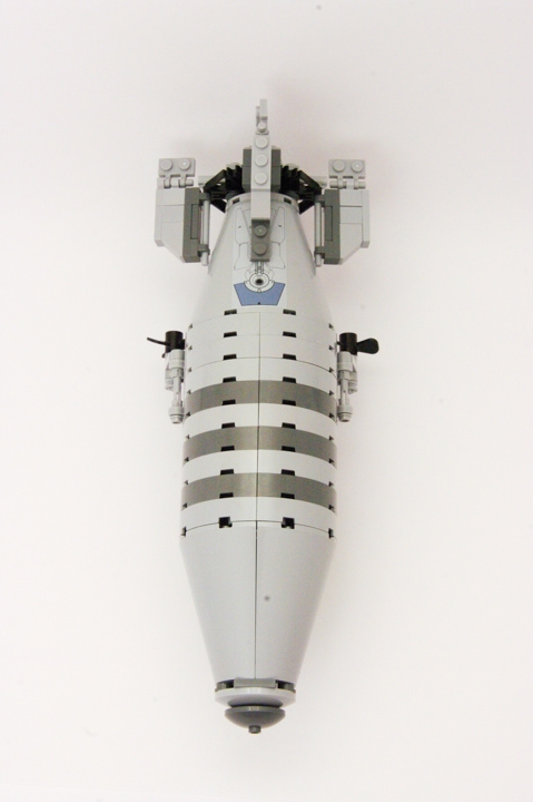 LEGO MOC - Mini-contest 'Zeppelin Battle' - Гоночный дирижабль 'Стремительный'