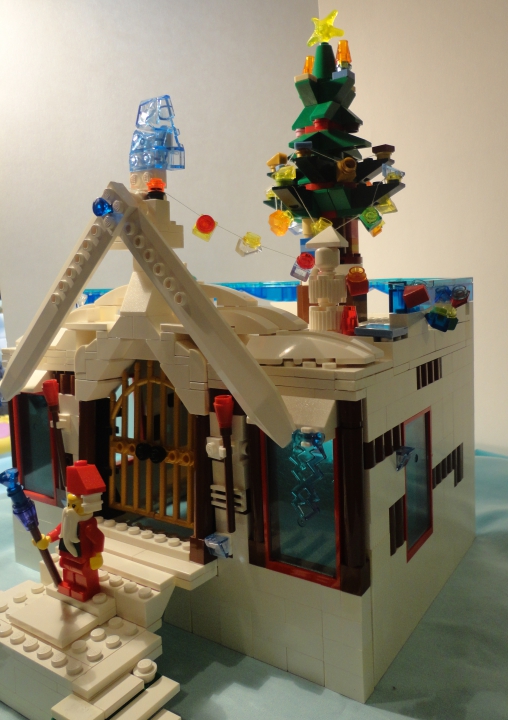 LEGO MOC - New Year's Brick 2014 - В гостях у Дедушки Мороза