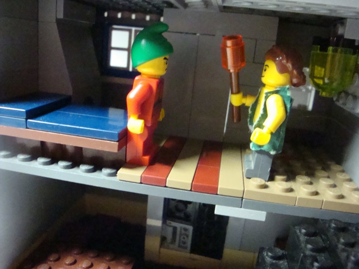 LEGO MOC - New Year's Brick 2014 - Рождественская история: Второй из трёх Духов, Дух <br />
нынешнего Святок