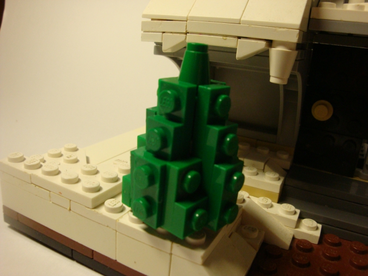 LEGO MOC - New Year's Brick 2014 - Рождественская история: Ель около его дома