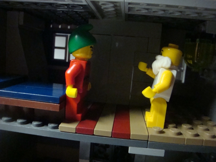 LEGO MOC - New Year's Brick 2014 - Рождественская история: Первый из трёх Духов,Дух <br />
прошлого Святок     