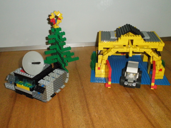 LEGO MOC - New Year's Brick 2014 - Новая техника современного Деда Мороза