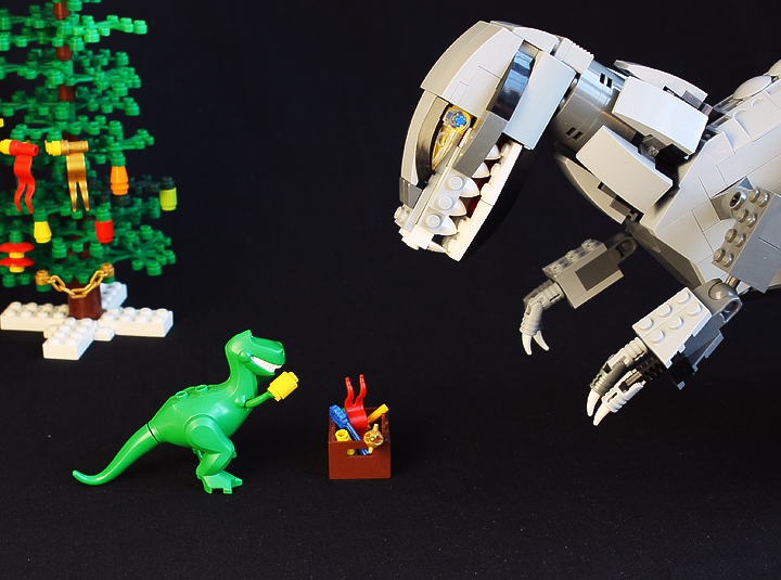 LEGO MOC - New Year's Brick 2014 - New Year Jurassic: ...<br />
