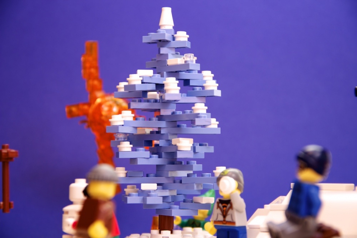 LEGO MOC - New Year's Brick 2014 - «Рождественский вечер»