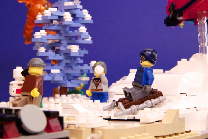 LEGO MOC - New Year's Brick 2014 - «Рождественский вечер»