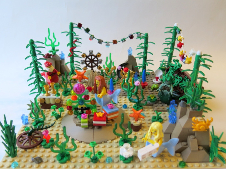 LEGO MOC - New Year's Brick 2014 - Underwater New Year: Общий вид