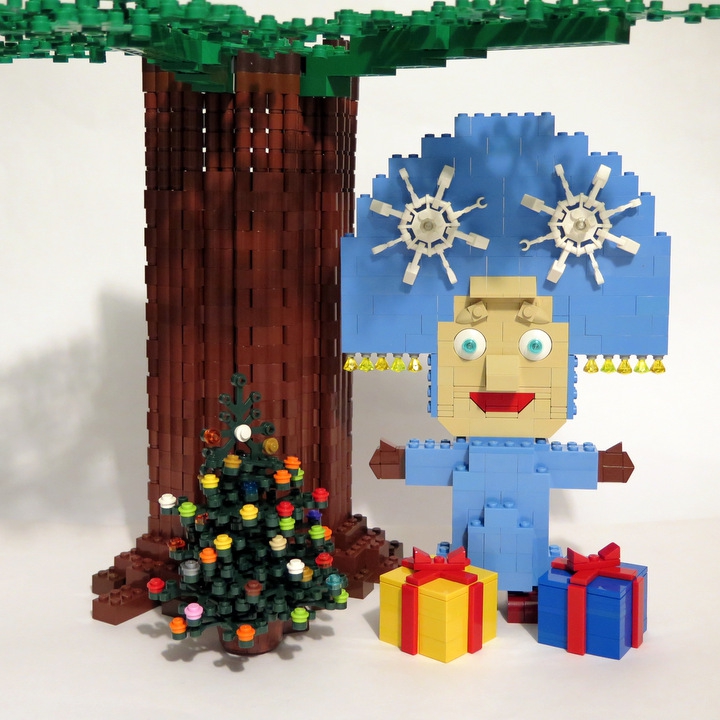 LEGO MOC - New Year's Brick 2014 - Маша без Медведя: Общий вид.