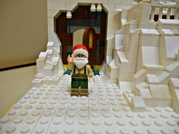 LEGO MOC - New Year's Brick 2014 - С упер кл АНТА - новогодний герой): До следующего года!!!