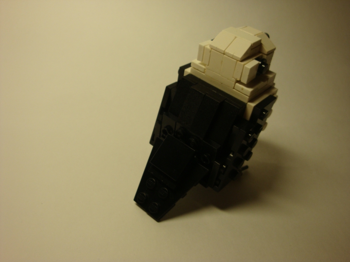 LEGO MOC - 16x16: Animals - Bird, just a bird: Спинка и хвостик.