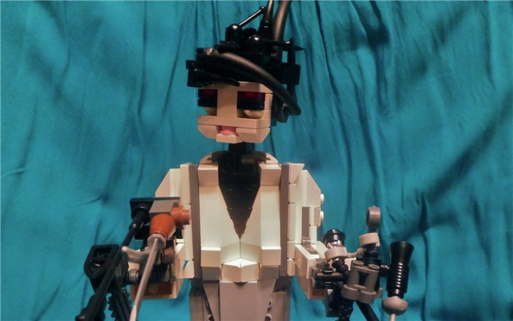 LEGO MOC - 16x16: Character - Edward Scissorhands: А вот то, что получилось у меня.
