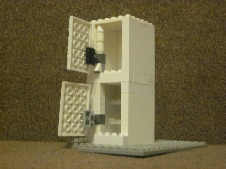 LEGO MOC - 16x16: Technics - Холодильник : с открытыми дверьми