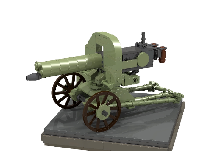 LEGO MOC - 16x16: Technics - Maxim gun
