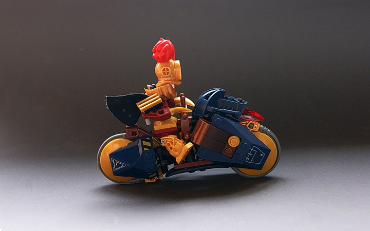 LEGO MOC - Mini-contest 'Lego Technic Motorcycles' - 'Flash' of John Silver II