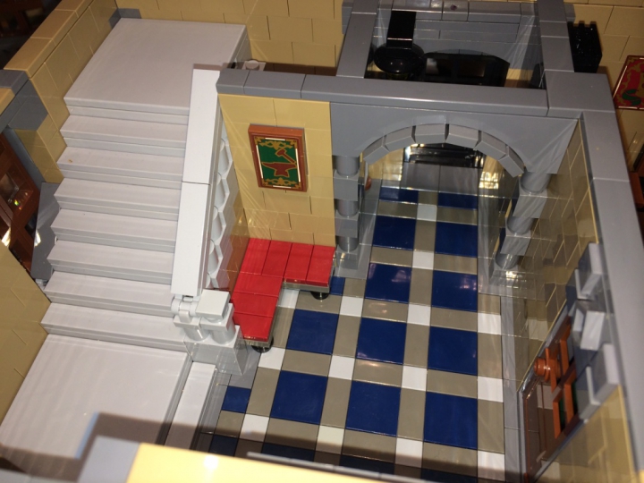 LEGO MOC - LEGO Architecture - Городская Ратуша: холл