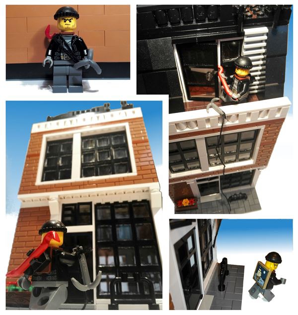 LEGO MOC - LEGO Architecture - Canal House - дом в голландском стиле: профи за работой. так поржать)