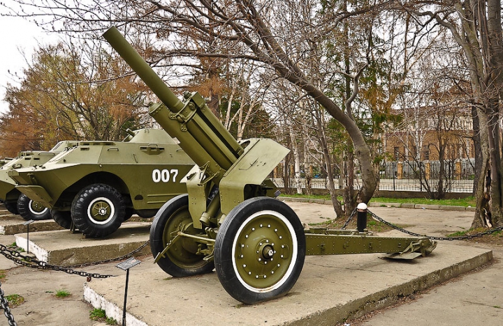 LEGO MOC - LDD-contest '20th-century military equipment‎' - Небольшая армия 20-го века.: Зенитка.